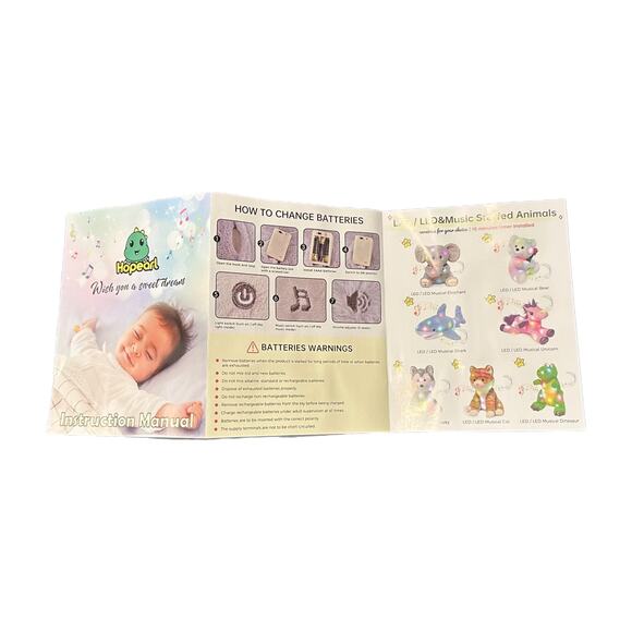 New! Hopearl Christmas Penguin Plush LED Light-Up Stuffed Animal - Picture 8 of 8